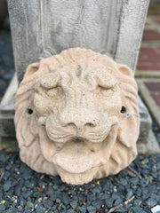 Cast Stone Lion Masks