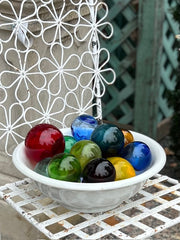 Collection of Rainbow Colored Glass Floats