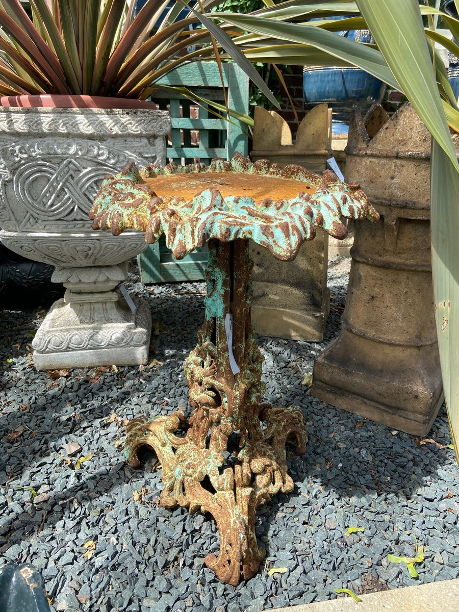 Green Iron Plant Stand