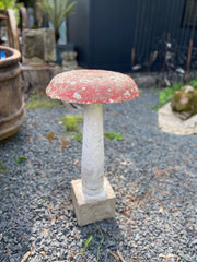 Vintage French Large Concrete Mushroom