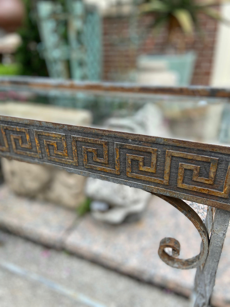 Greek Key Console